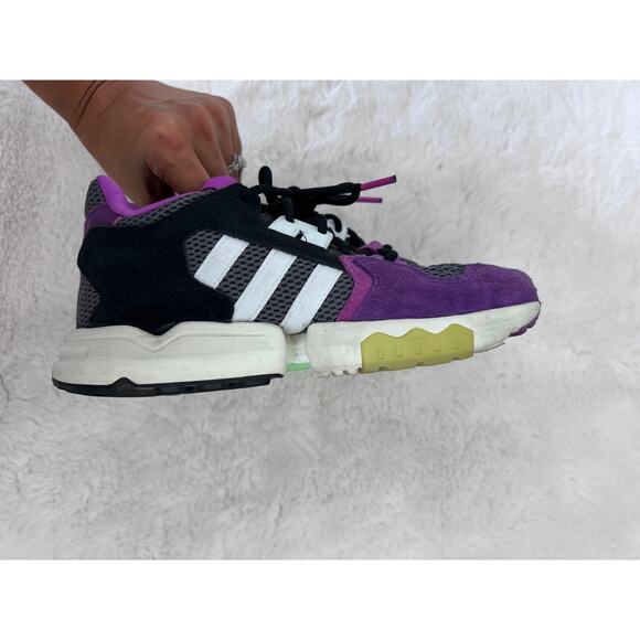 Adidas ZX Torsion “Time In” Sneakers Purple Black Grey (Size 6 Women / 5.5 Men) - Picture 6 of 9
